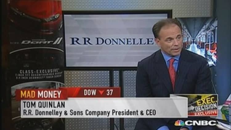 R.R. Donnelley CEO: Our customers are #1