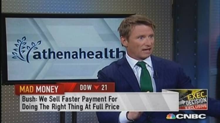 athenahealth CEO: Overtime, everyone will switch to internet
