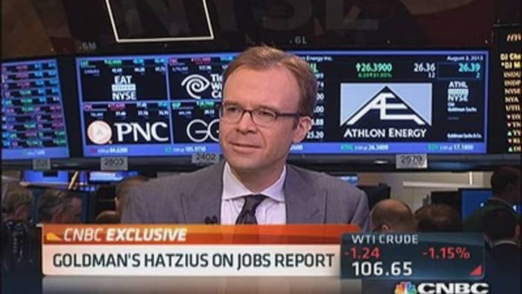 Goldman's Hatzius on jobs report