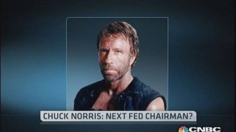 Chuck Norris for Fed chairman?