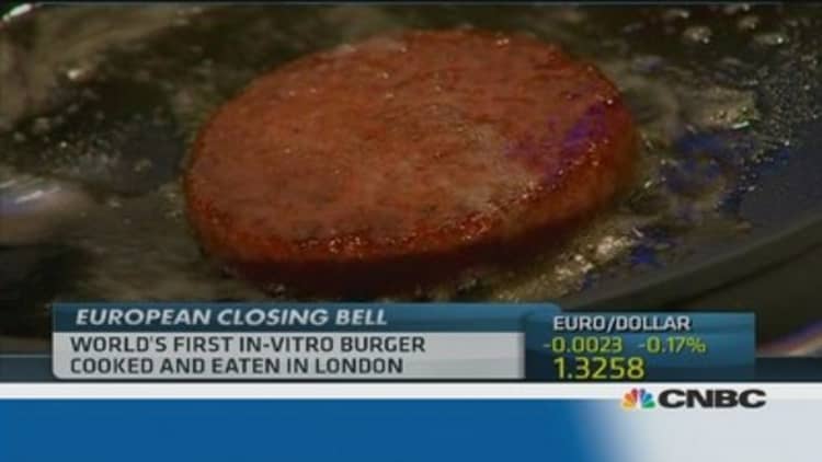 Test-tube burger, anyone? 