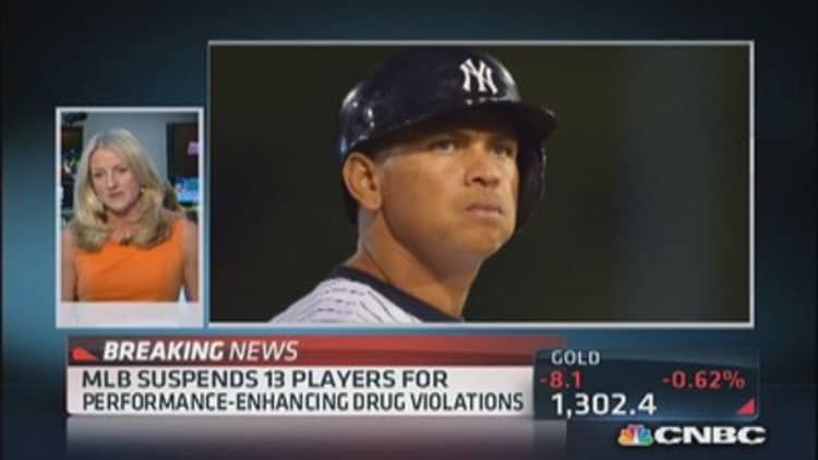 Alex Rodriguez among 12 other MLB player suspended 