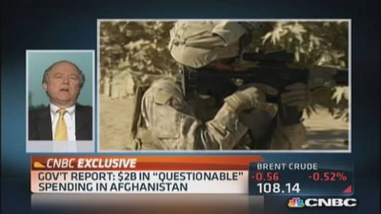 'Questionable' spending in Afghanistan