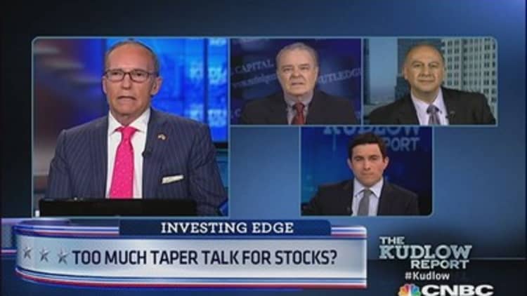 Too much taper talk for stocks?