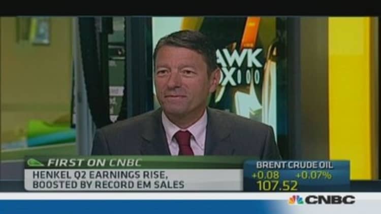 Henkel CEO: We don't see a general pick up