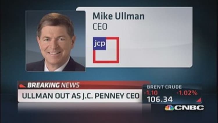 Ullman out as JCP CEO