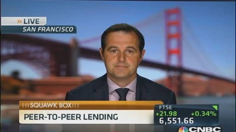 Shadow Banking: Peer-to-peer lending increasing