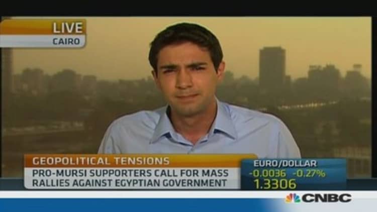 Egypt's Mursi supporters rally for protest