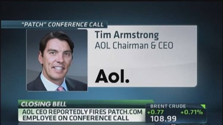 AOL's CEO embraces his inner Donald Trump