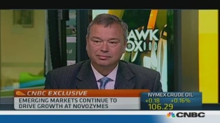 Novozymes CEO: China is starting to limp 