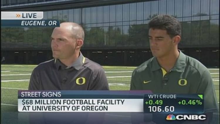 $68 million football facility at U of Oregon