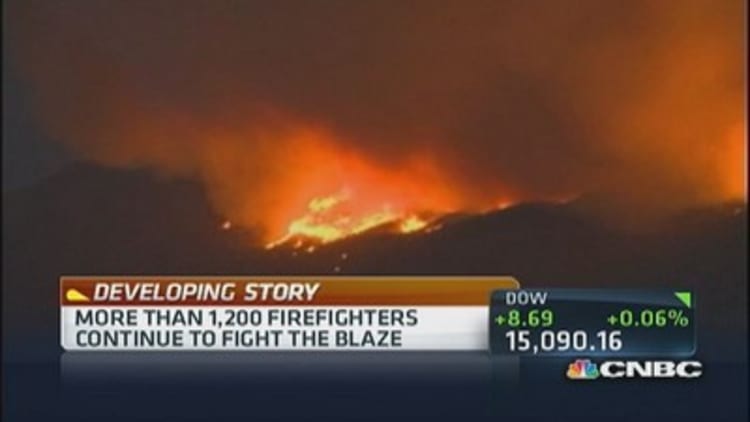 Massive wildfire in Idaho