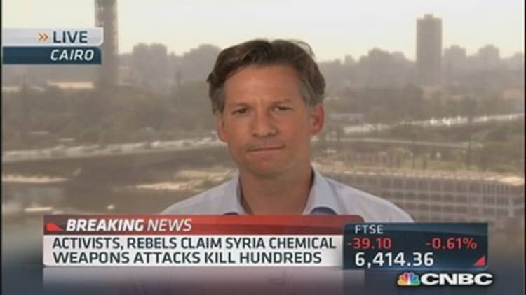 Possible chemical attacks in Syria