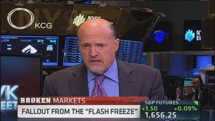 It's somebody's job to say what's happening: Cramer