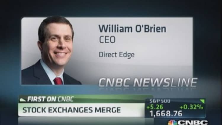 Exchanges operators BATS & Direct Edge to merge
