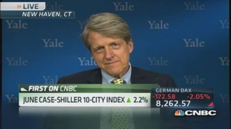 Risk of weakening housing market: Shiller