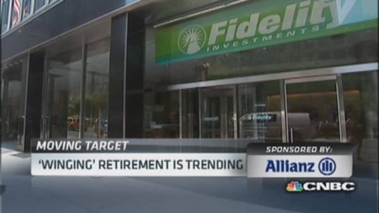 'Winging' retirement is trending