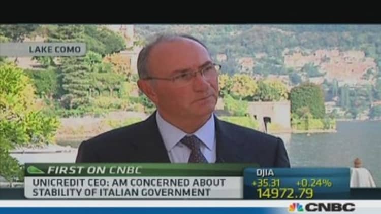 Italy needs stability: Unicredit CEO