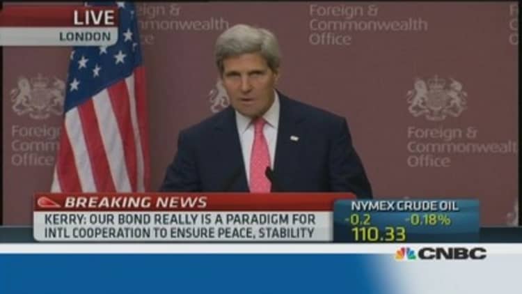 Kerry on Syria: 'Political solution is necessary'