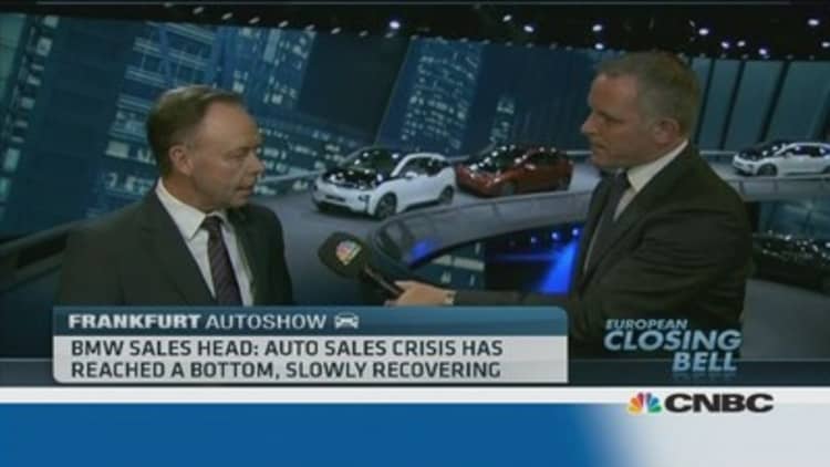BMW: Europe car sales stabilising