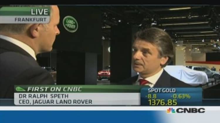 Jaguar Land Rover CEO: We see a recovery 