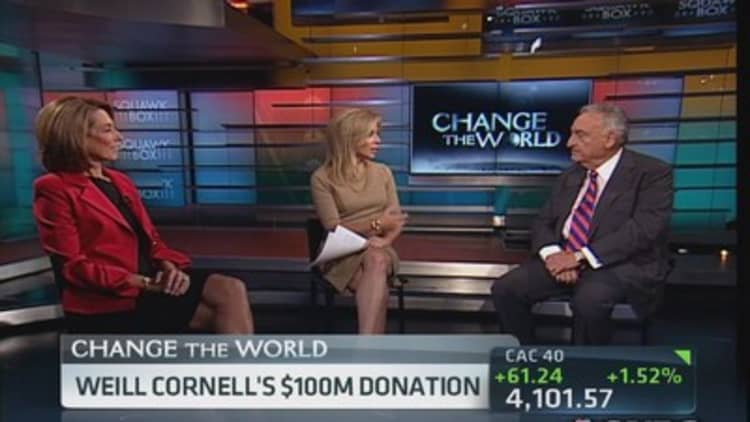 Weill Cornell's $100M donation driving discoveries