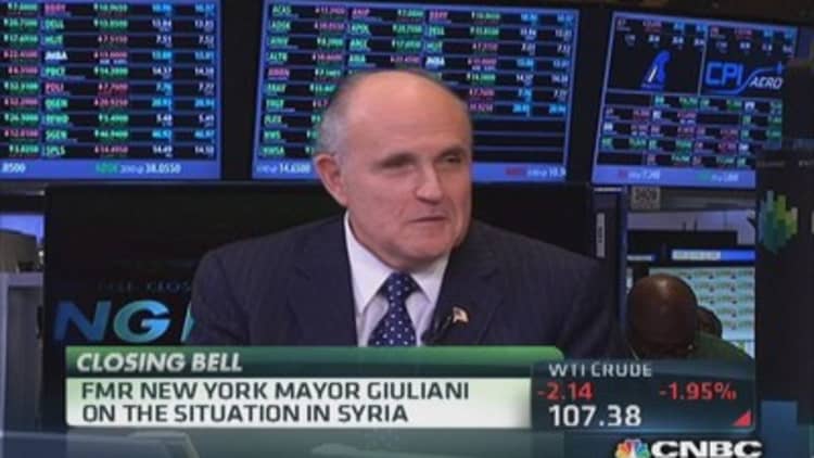 Fmr Mayor Giuliani: 'Syria is a risk because of Iran'