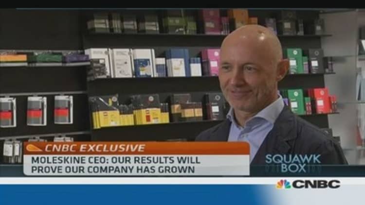 Moleskine CEO: Our results will prove brand's potential