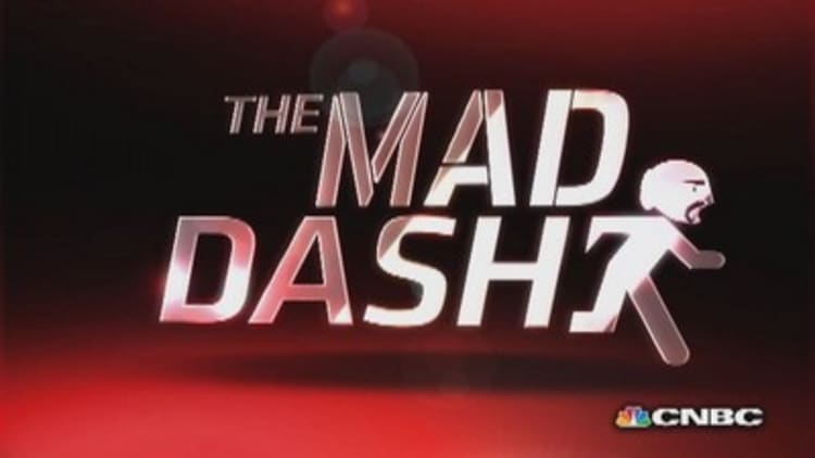 Cramer's Mad Dash: Blue chips on parade