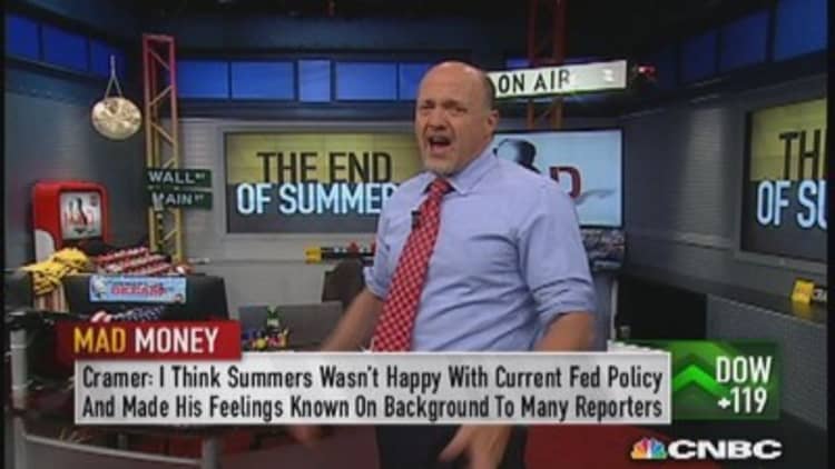 Market viewed Summers as one-man wrecking crew: Cramer