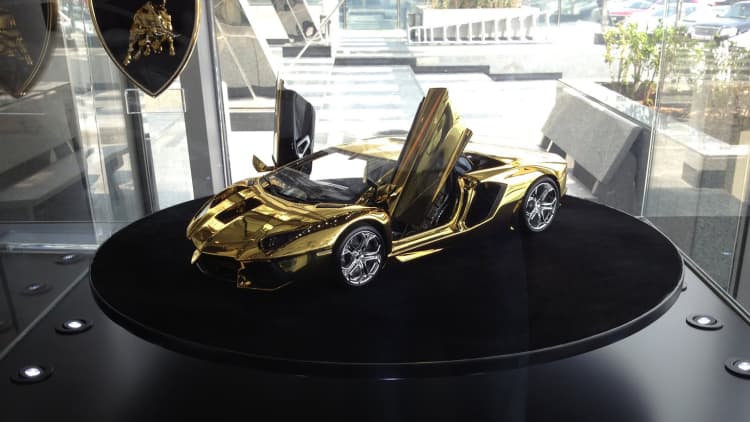 Gold Lamborghini: Yours for $7.5 million