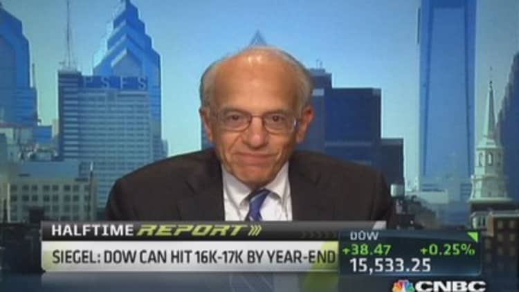 Jeremy Siegel: 'Some juice left in this market'
