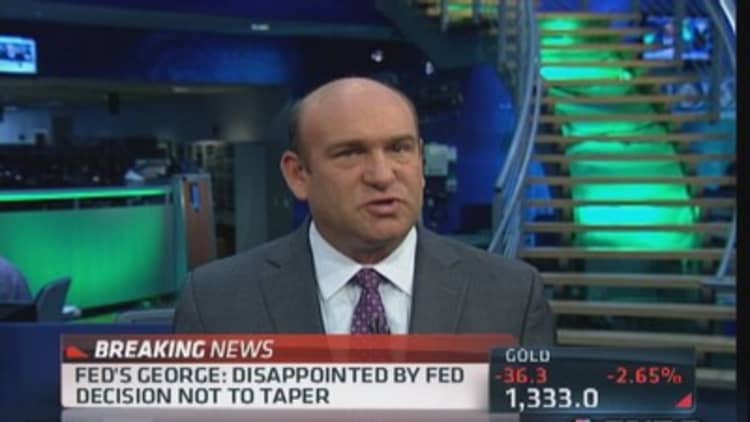 Fed's George: Disappointed by Fed decision not to taper