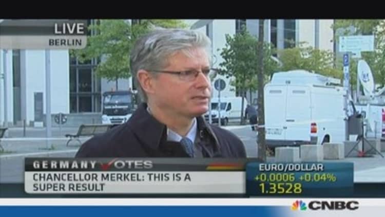  Merkel will still need to watch the anti-Euro party: Expert 
