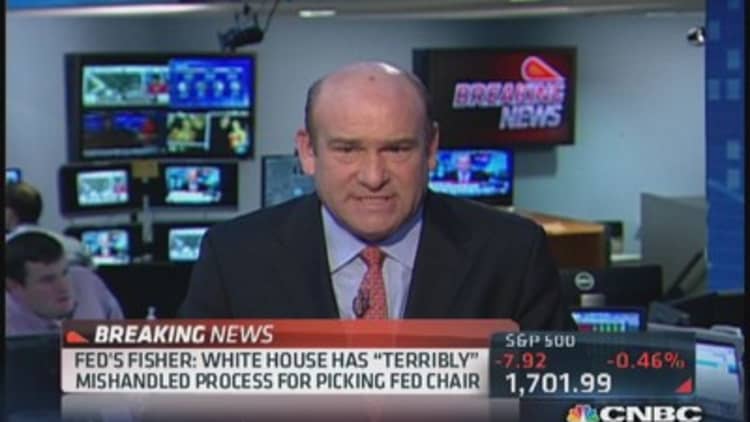Fed's Fishers speaks out on chair position