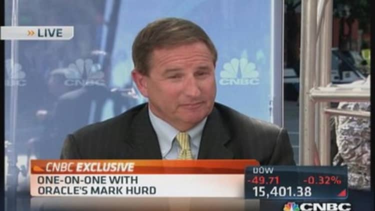 Oracle's Hurd: Cloud growth was significant in last quarter 