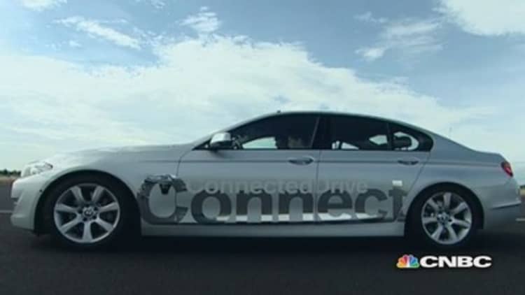 No driver needed! BMW's self-driving sedan