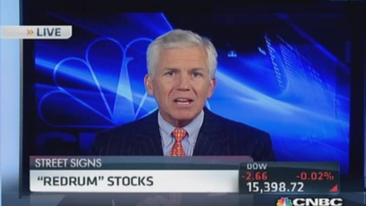 'Redrum' stocks