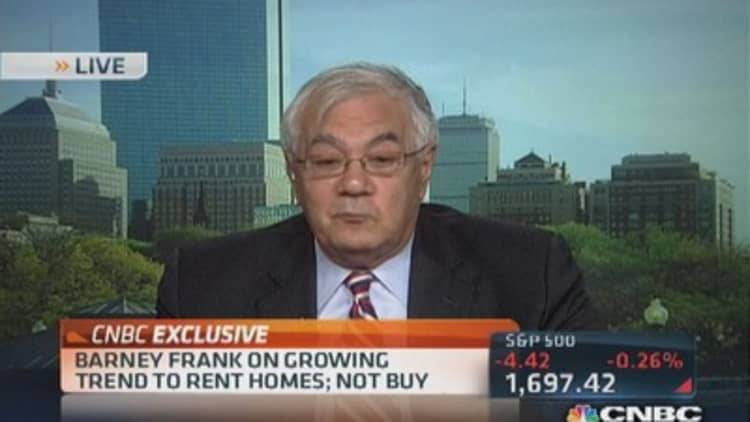 Barney Frank: 'A good home can be a good rental' 