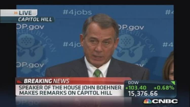 Boehner: We won't accept 'new normal'
