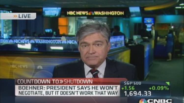 Raising the stakes on shutdown showdown