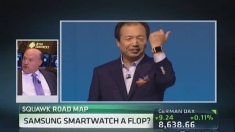 Cramer: Samsung's smartwatch is a 'paint by numbers' device
