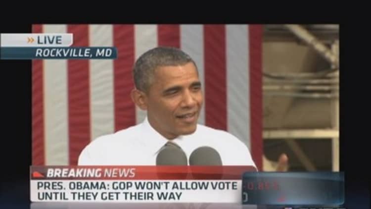 Pres. Obama: Take a vote and end this shutdown now