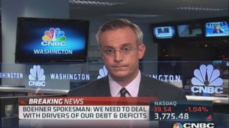 Boehner spokesman: US will not default on debt