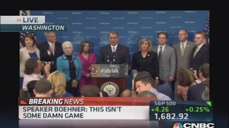 Boehner Animated: 'This isn't some damn game!'