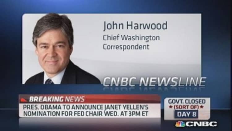 Is Janet Yellen 'plan b' for Fed Chair?