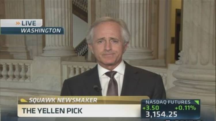 Why I'm opposed to Yellen: Corker