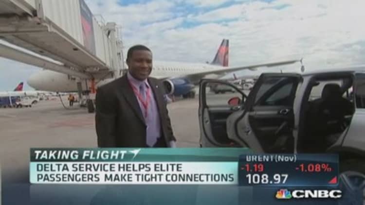 Delta targets elite passengers