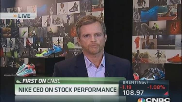 Nike CEO: Expecting very solid holiday season