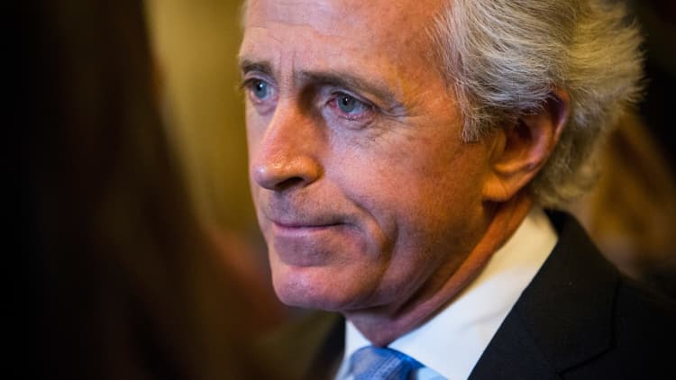 Sen. Bob Corker: We’ve been working on a ‘backstop’ in case economic growth can’t pay for tax cuts